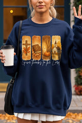 UL180-E3169 Give Thanks To The Lord Graphic Sweatshirt $20