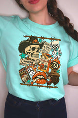 US3001-E3096 Vintage Western Collage Graphic Tee $12.5