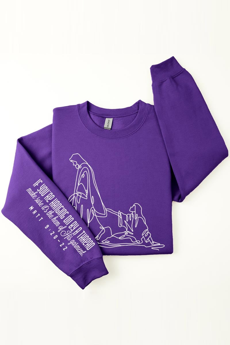 UL180-E3075FS If Youu2019re Hanging On Graphic Sweatshirt $22