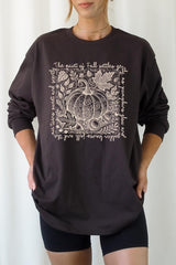 UL240P-E3112 Fall Pumpkin Graphic Plus Long Sleeve Tee $17