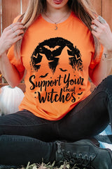 US3001-E3161 Local Witches Halloween Graphic Tee $12.5