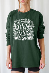 UL240-E3139 In a World of Witches Graphic Long Sleeve Tee $13.75
