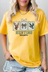5000-E3192 Deer & Duck Hunting Season Graphic Heavy Cotton Tee $9