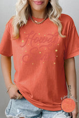 5000P-E3199 Howdy Santa Graphic Plus Heavy Cotton Tee $12.75