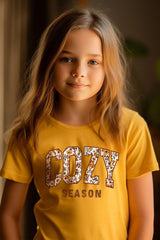 US3001Y-E3082Z Cozy Season Kids Graphic Tee $11