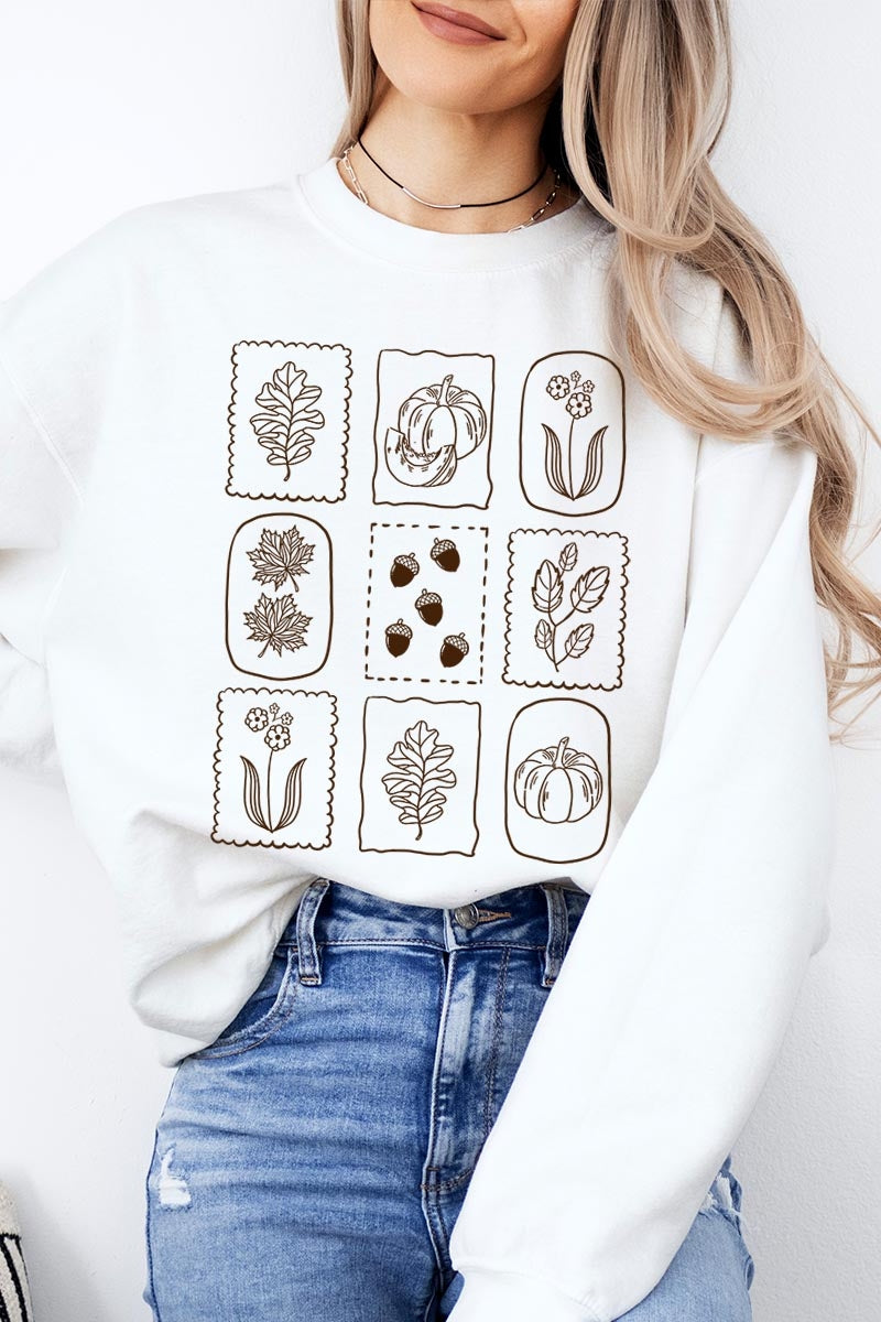 UL180P-E3101 Autumn Graphic Plus Sweatshirt $25
