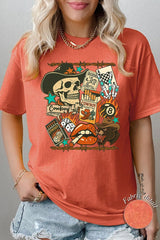 5000P-E3096 Vintage Western Collage Plus Heavy Cotton Tee $12.75
