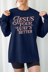 UL240P-E3114 Christian Graphic Plus Long Sleeve Tee $17