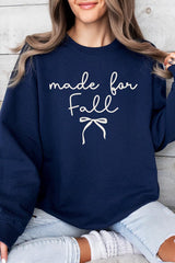 UL180-E3151 Made For Fall Graphic Sweatshirt $20