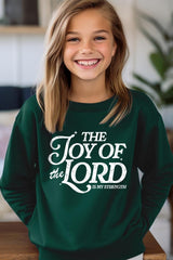 UL180B-E3179Z Joy of the Lord Kids Graphic Sweatshirt $20