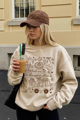 UL180P-E3163 Pumpkin Patch Doodle Graphic Plus Sweatshirt $25