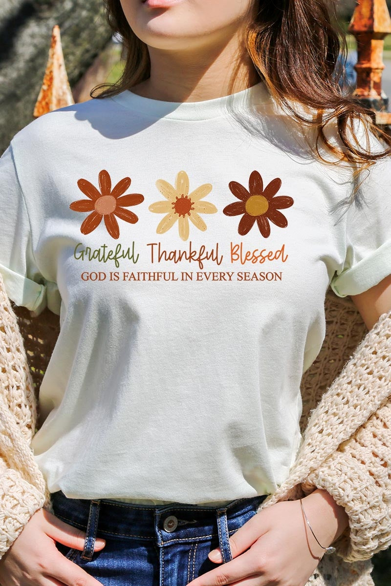 US3001-E3165 Boho Fall Christian Graphic Tee $12.5