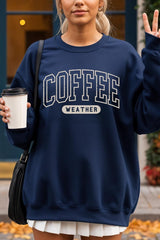 UL180-E3207 Coffee Weather Graphic Sweatshirt $20