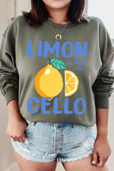 UL180P-E3056 Limoncello Graphic Plus Sweatshirt $25