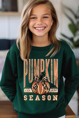 UL180B-E3145Z Pumpkin Season Kids Graphic Sweatshirt $20