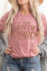 US3001P-E3179 Joy of the Lord Graphic Plus Tee $16