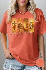 5000-E3169 Give Thanks To The Lord Graphic Heavy Cotton Tee $9