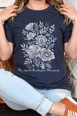 US3001-E3155 Neutral Thanksgiving Graphic Tee $12.5