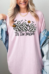 5000P-E3124 Retro Ghosts Graphic Plus Heavy Cotton Tee $12.75