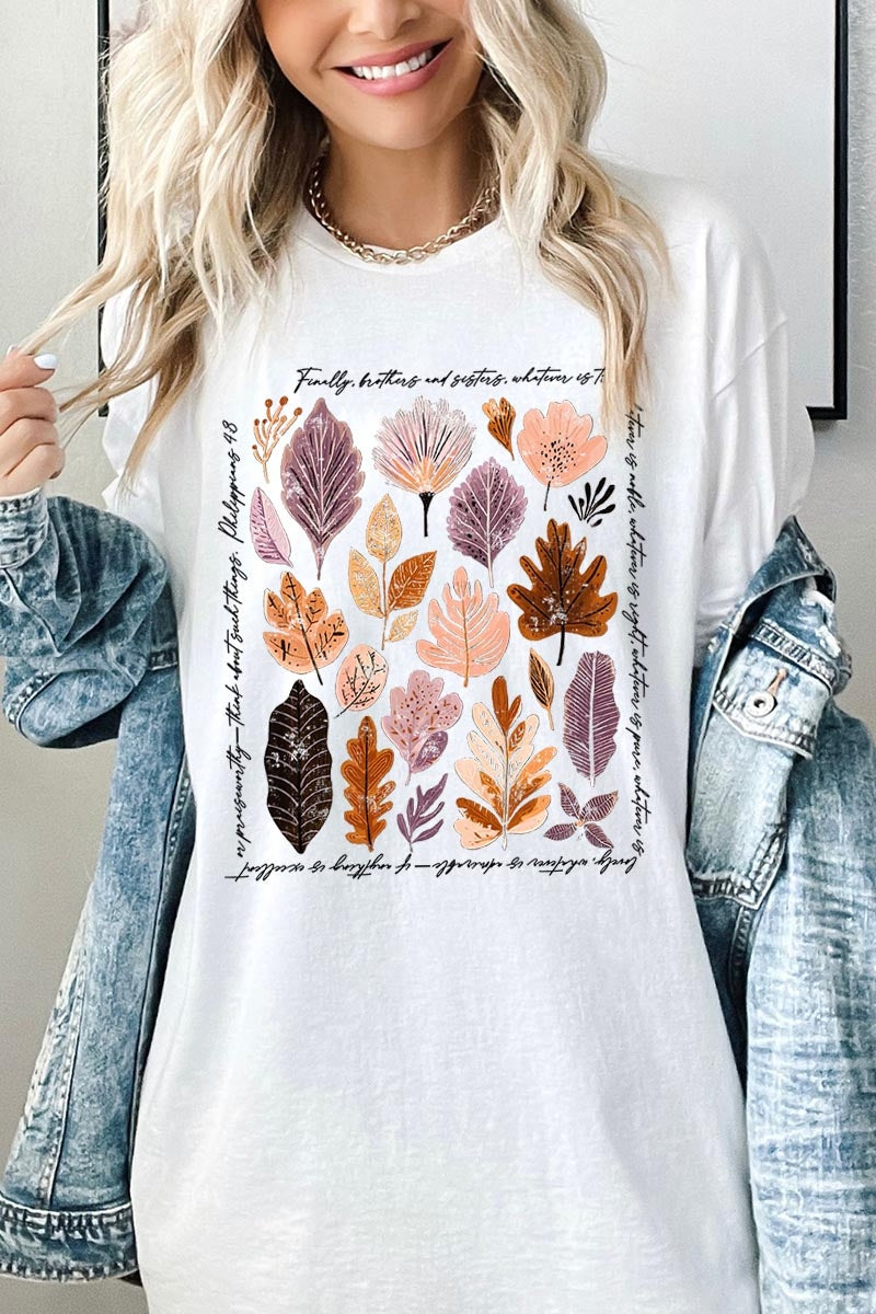 5000-E3147 Christian Fall Graphic Heavy Cotton Tee $9