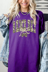 5000-E3131 Football Game Day Camo Graphic Heavy Cotton Tee $9