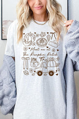 5000-E3163 Pumpkin Patch Doodle Graphic Heavy Cotton Tee $9