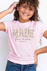 US3001Y-E3068Z Made for More Faith Kids Graphic Tee $11
