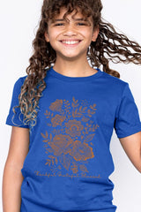 US3001Y-E3155Z Neutral Thanksgiving Kids Graphic Tee $11