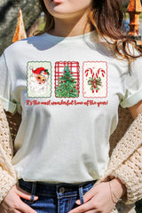 US3001P-E3201 Most Wonderful Time Graphic Plus Tee $16