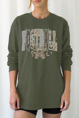 UL240-E3132 Camo Football Graphic Long Sleeve Tee $13.75