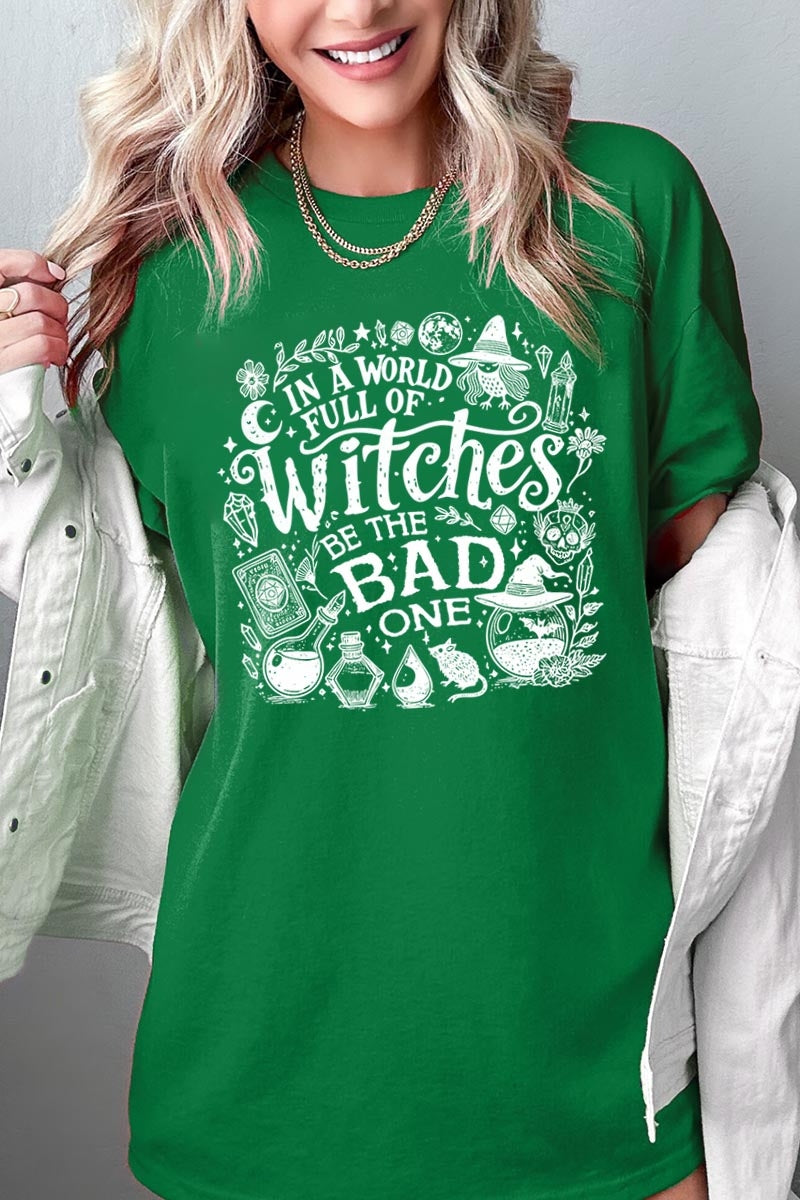 5000P-E3139 In a World of Witches Plus Heavy Cotton Tee $12.75