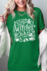 5000P-E3139 In a World of Witches Plus Heavy Cotton Tee $12.75