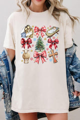 5000P-E3219 Nativity Scene Christmas Graphic Plus Heavy Cotton Tee $12.75