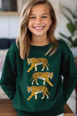 UL180B-E3104Z Retro Tigers Kids Graphic Sweatshirt $20