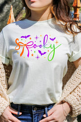 US3001P-E3109 Spooky Halloween Graphic Plus Tee $16
