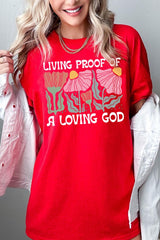 5000-E3066 Living Proof of a Loving Graphic Heavy Cotton Tee $9
