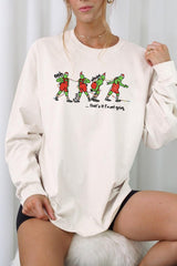 UL240-E3203 Grinch Funny Christmas Graphic Long Sleeve Tee $13.75