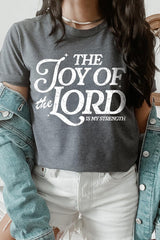 US3001-E3179 Joy of the Lord Graphic Tee $12.5