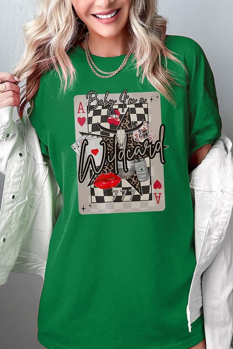 5000-E3099 Retro Wildcard Graphic Heavy Cotton Tee $9