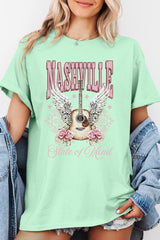 5000P-E3157 Nashville Rose Graphic Plus Heavy Cotton Tee $12.75