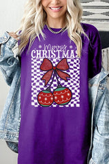 5000-E3196 Cherry Ornament Christmas Graphic Heavy Cotton Tee $9