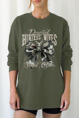 UL240-E3193 Hunters Wives Social Club Graphic Long Sleeve Tee $13.75