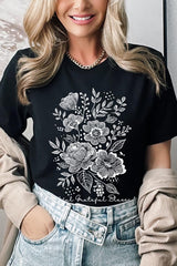 US3001-E3155 Neutral Thanksgiving Graphic Tee $12.5