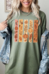 5000P-E3110 Brushstroke Fall Graphic Plus Heavy Cotton Tee $12.75
