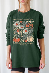 UL240-E3173 Faith Harvest Graphic Long Sleeve Tee $13.75
