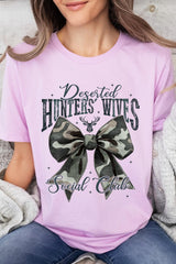 US3001-E3193 Hunters Wives Social Club Graphic Tee $12.5
