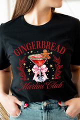 US3001P-E3216 Gingerbread Martini Club Graphic Plus Tee $16