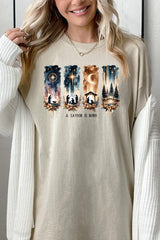 5000P-E3204 Savior Is Born Nativity Graphic Plus Heavy Cotton Tee $12.75