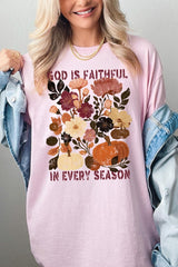 5000P-E3171 Faithful In Every Season Graphic Plus Heavy Cotton Tee $12.75