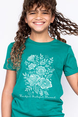 US3001Y-E3155Z Neutral Thanksgiving Kids Graphic Tee $11